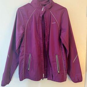 Hind Women's Plum Ski Jacket with Reflective Trim